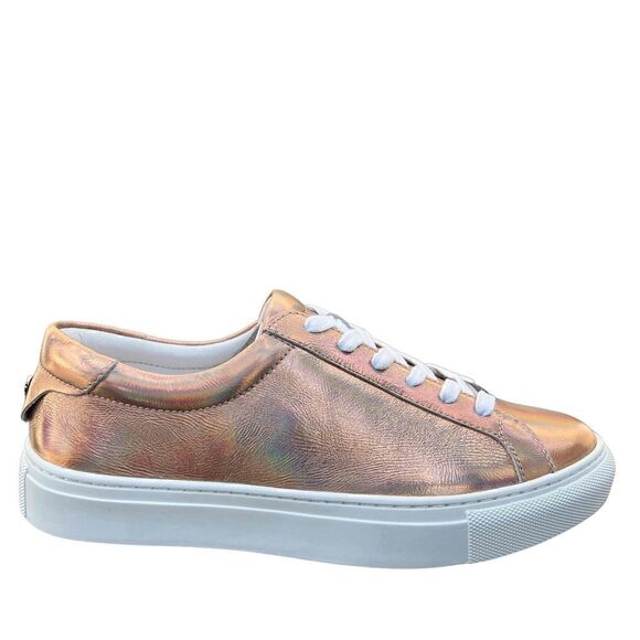 J/Slide NYC Rose Gold Met Leather Women’s Shoes - Picture 6 of 14